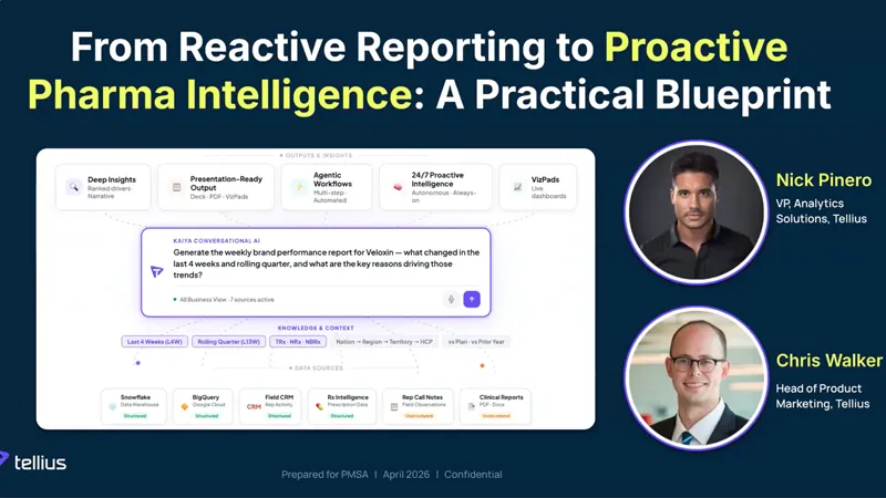 From Reactive Reporting to Proactive Pharma Intelligence: A Practical Blueprint