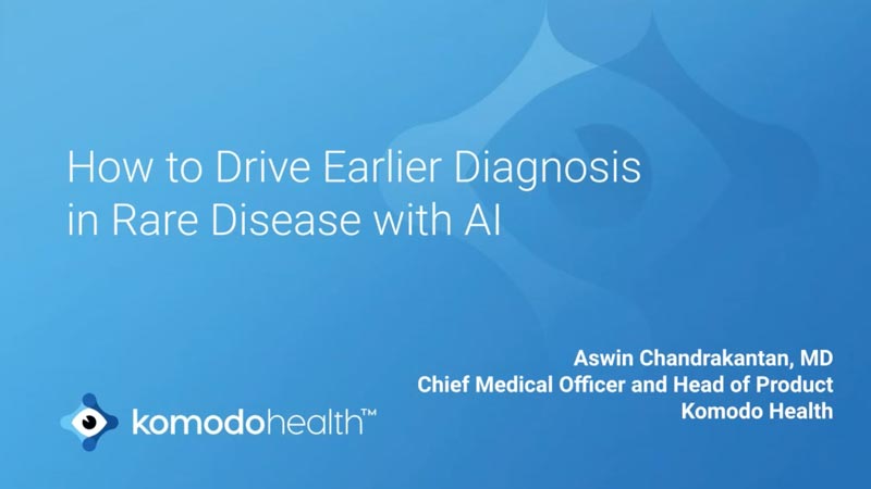 How to Drive Earlier Diagnosis in Rare Disease with AI