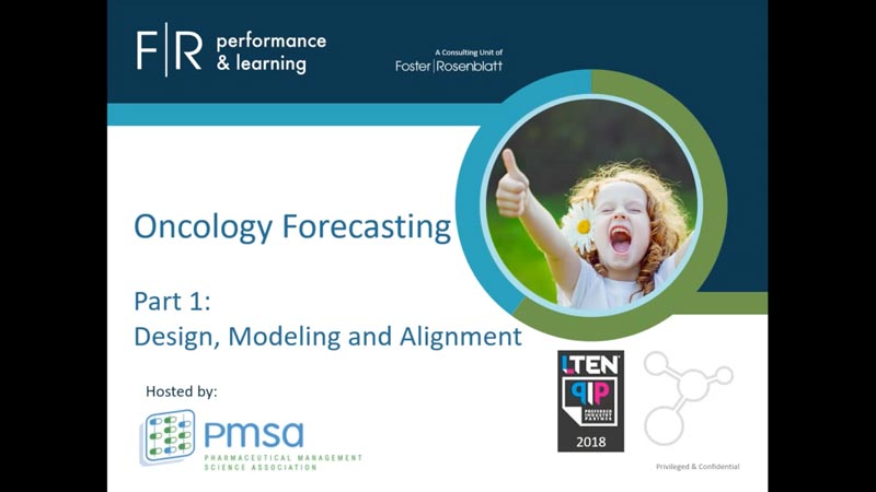Oncology Forecasting Session 1: Considerations for Design, Modeling and Alignment