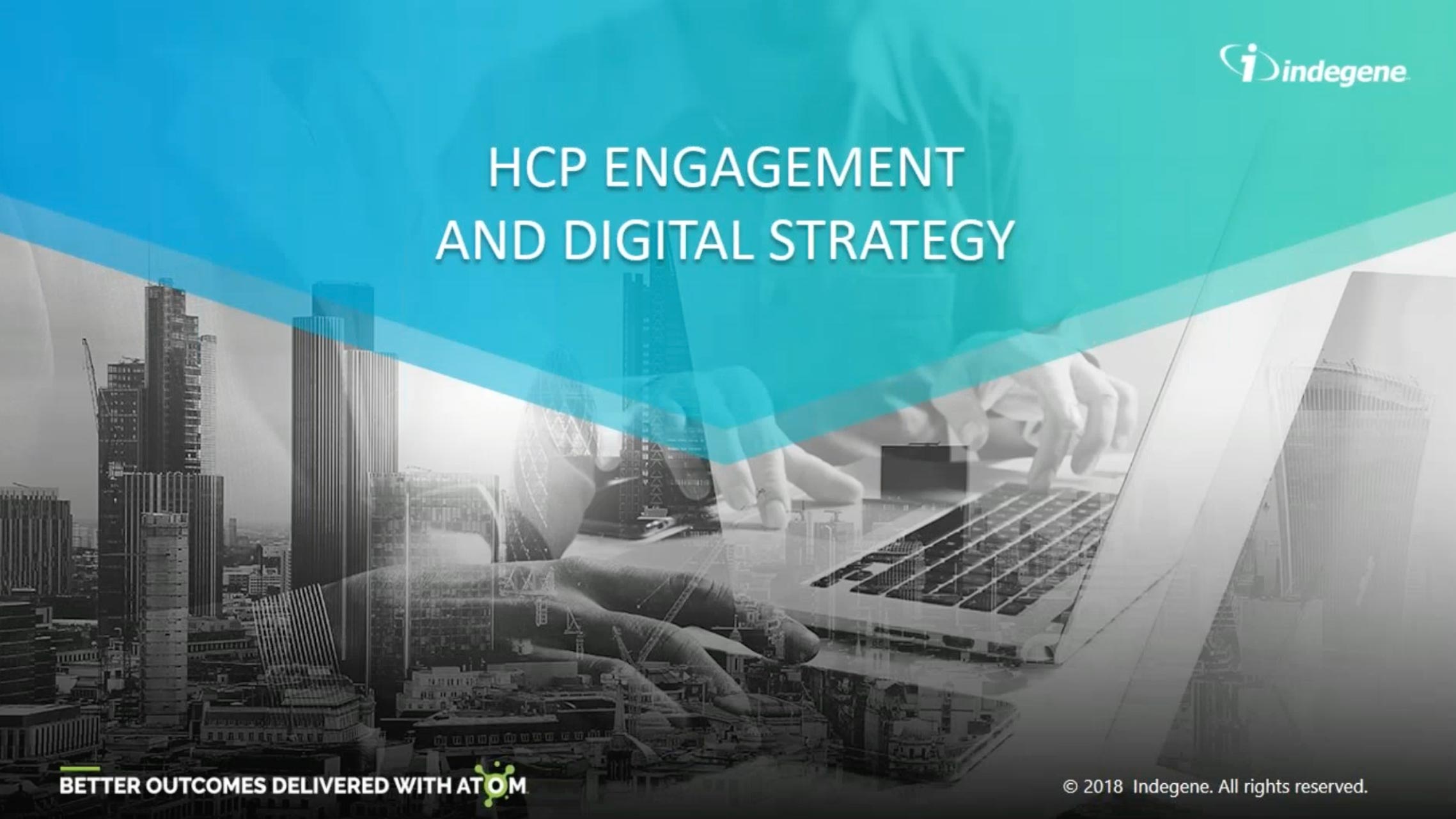 HCP Engagement and Digital Strategy Relook